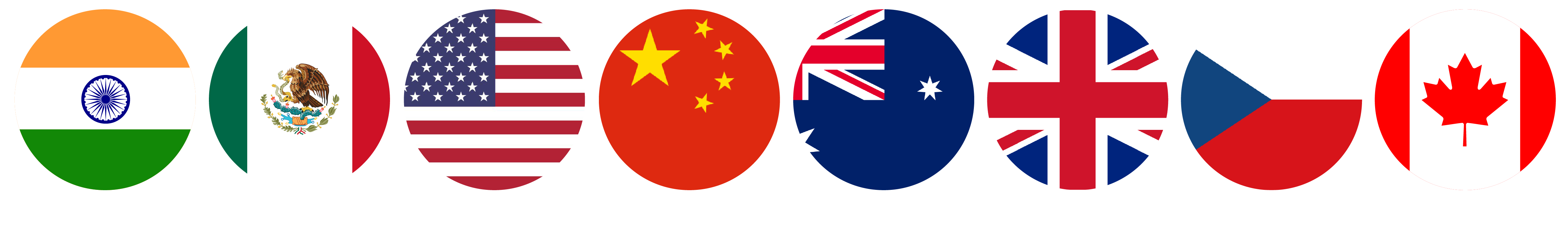 Country Flags of ACM Trade connections
